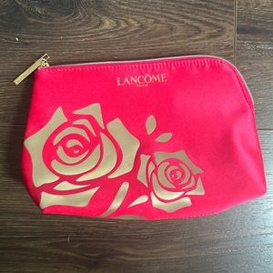 Lancome Hot Pink Makeup Cosmetic bag - brand new